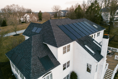 Timberline Solar Shingle Installed